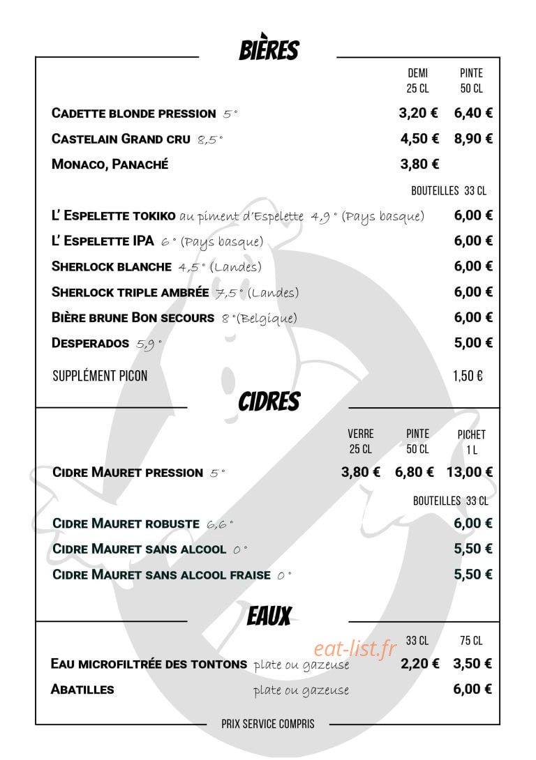 Les Tontons de l'Arriu — carte page 7