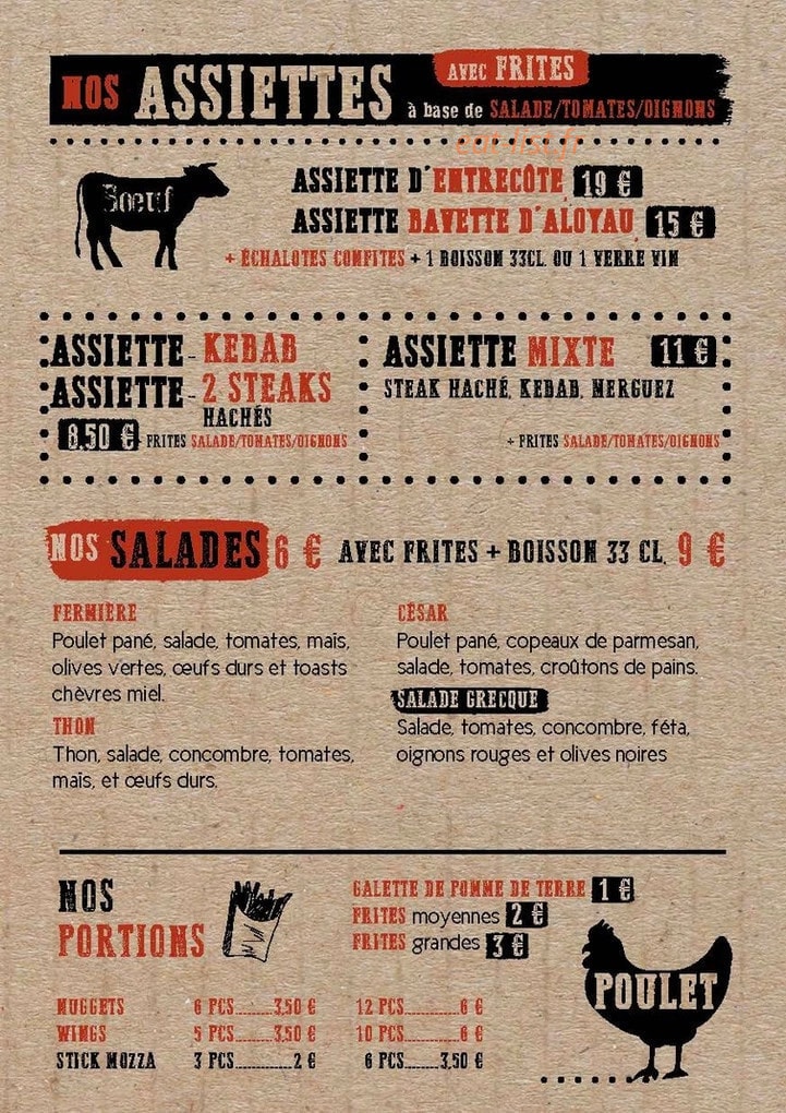 Le Chalet 834 — carte page 3