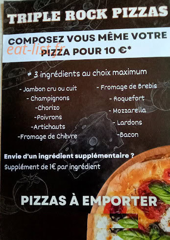 Triple Rock Pizza — carte page 2
