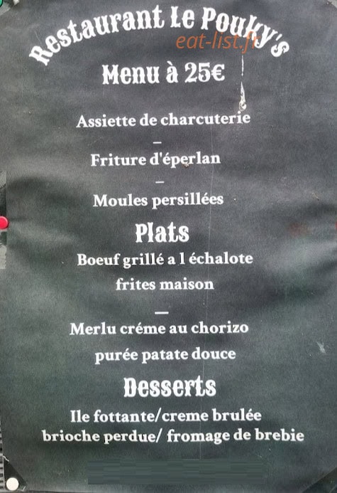 Le Pouky's — carte page 1