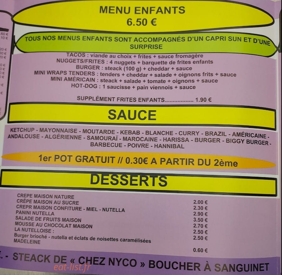 FLO’rilège de saveurs — carte page 3