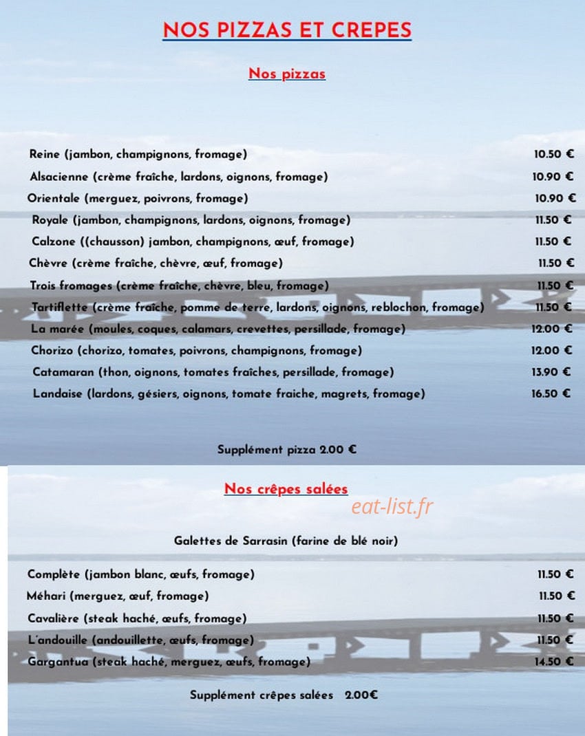 Le Catamaran — carte page 2