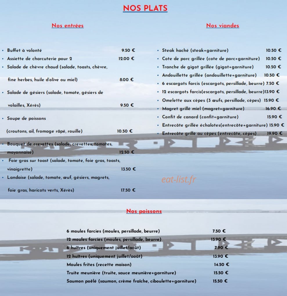 Le Catamaran — carte page 1