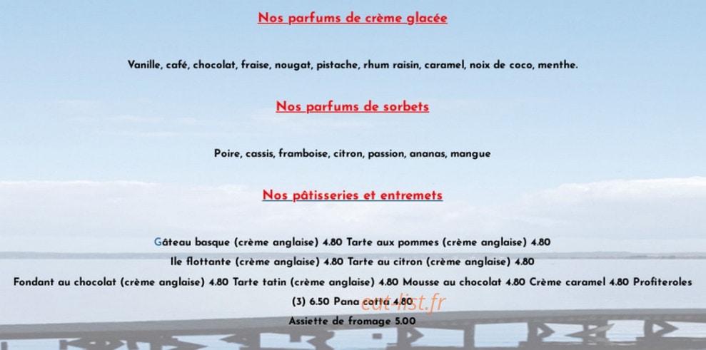 Le Catamaran — carte page 4