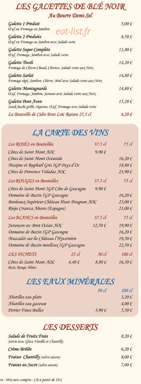 Le Tivoli — carte page 3