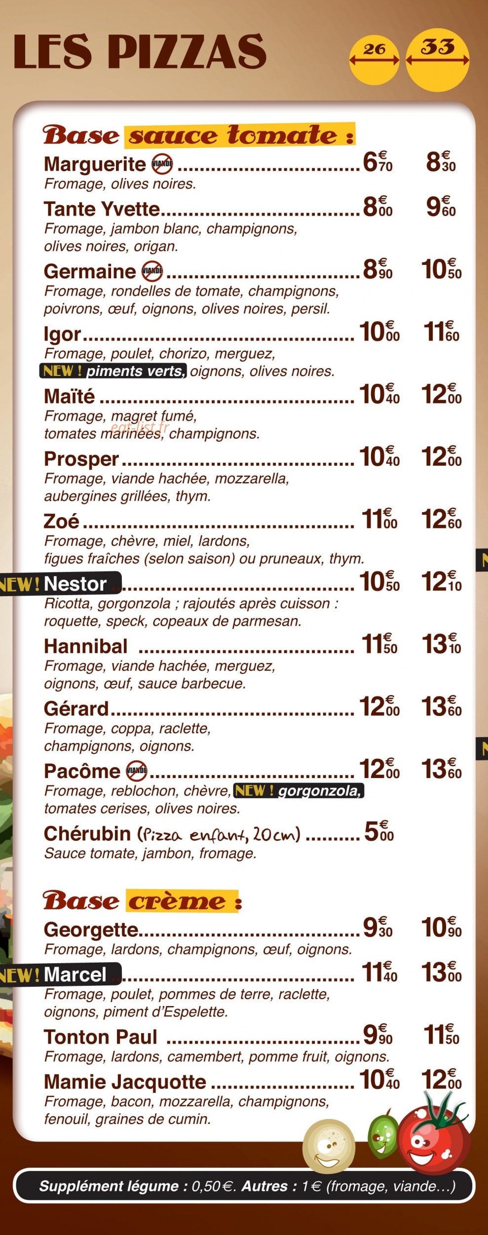 Noolie's — carte page 1