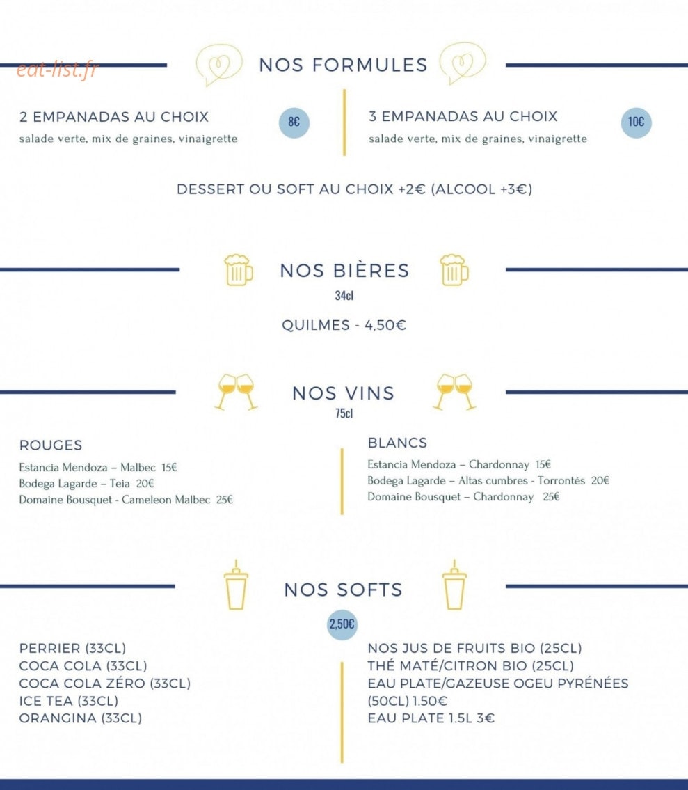 La Boca — carte page 1