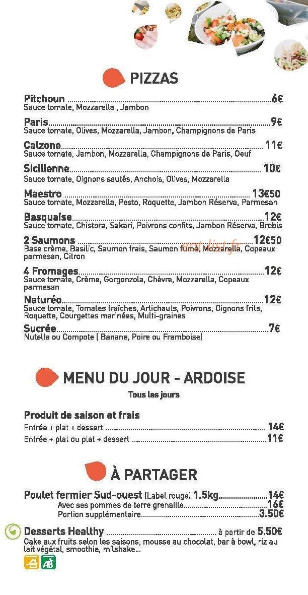 La Pena Natureo — carte page 3