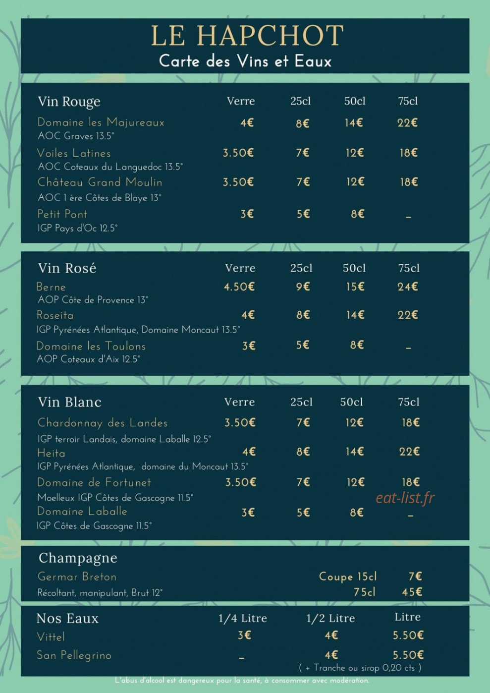 Le Hapchot — carte page 5