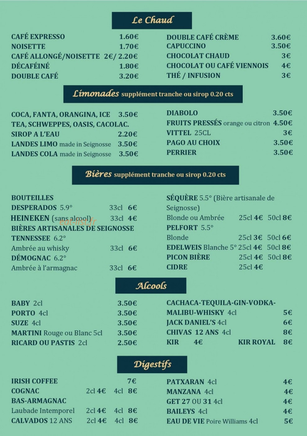 Le Hapchot — carte page 6