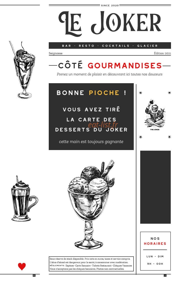 Le Joker — carte page 5
