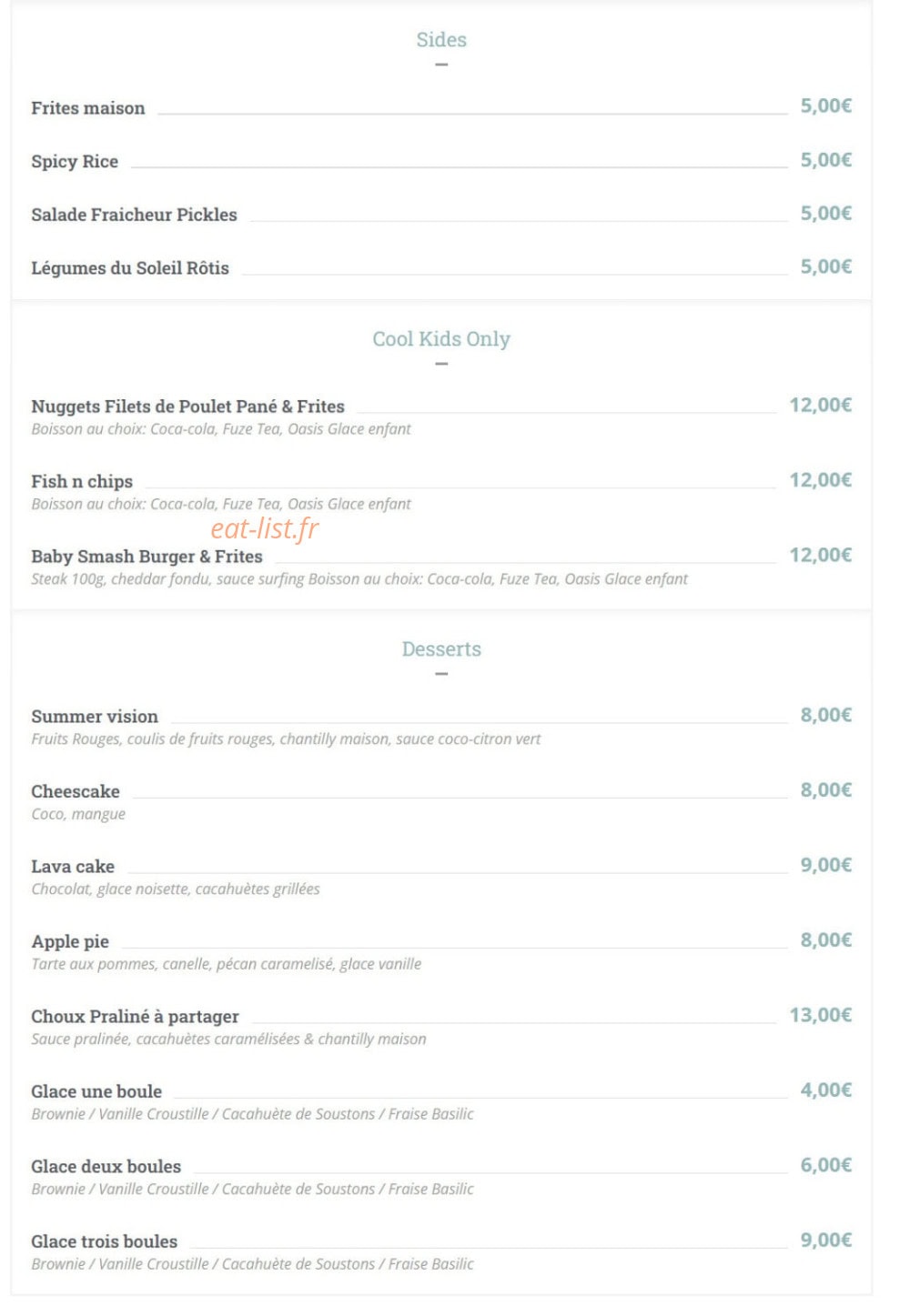 Le Surfing — carte page 4