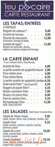 Lou Pescaire — carte page 3