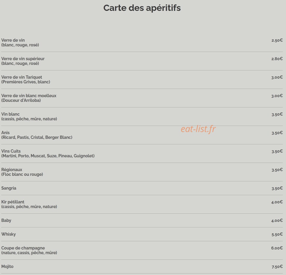 Lou Pescaire — carte page 17