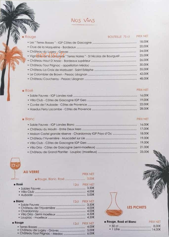 La Playa — carte page 5