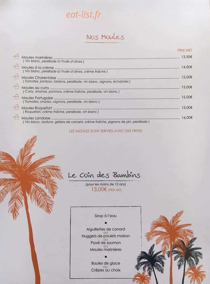 La Playa — carte page 4