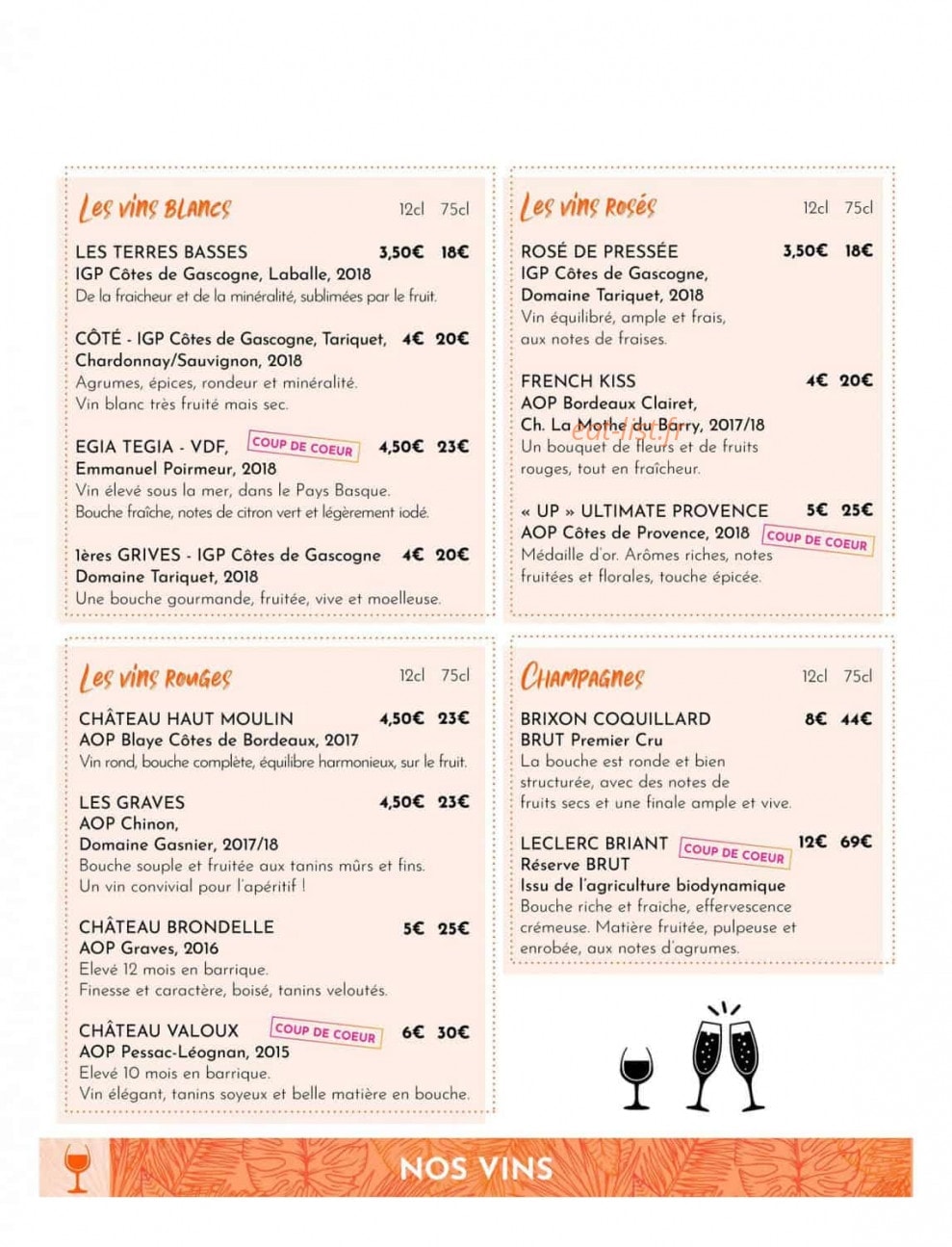 Le Rooftop — carte page 4