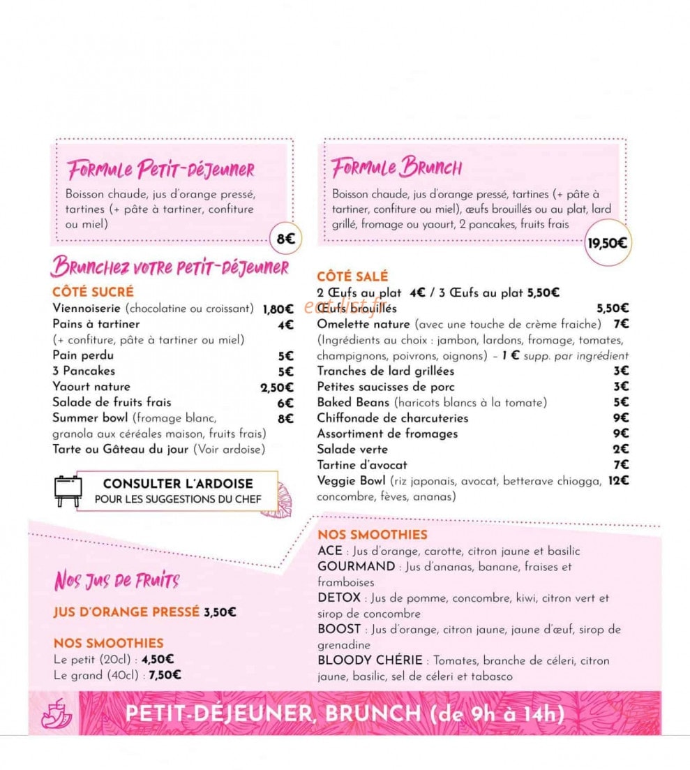 Le Rooftop — carte page 3