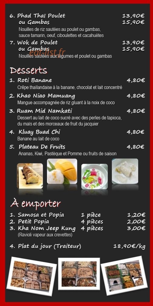 Le Wok de l'Itasia — carte page 3