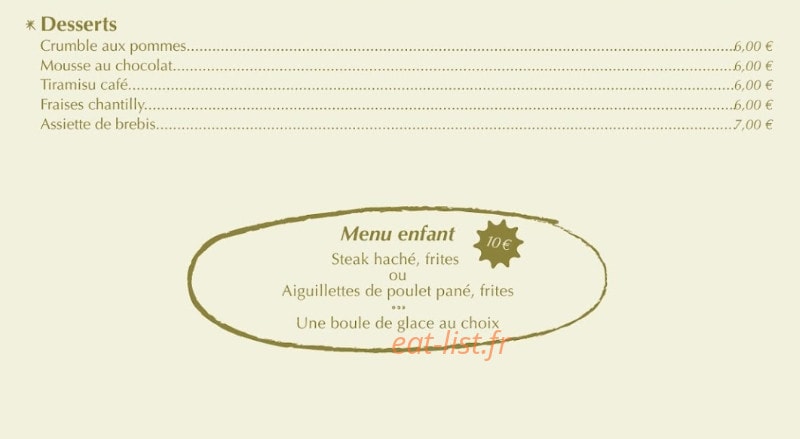Chez Kiki — carte page 3