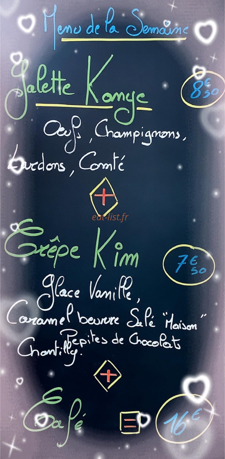 Creperie de Tad-Kozh — carte page 1