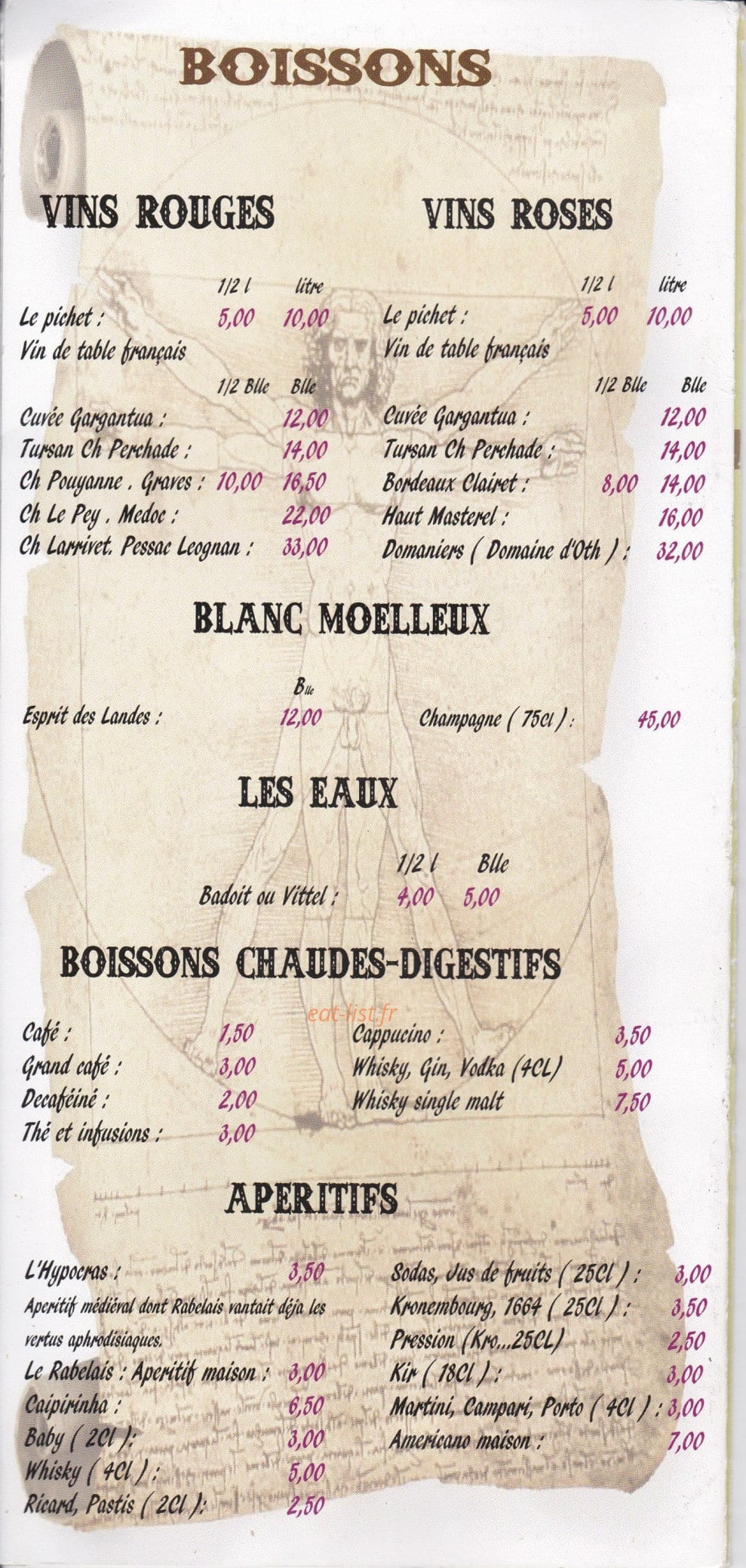 Gargantua Biscarrosse — carte page 3