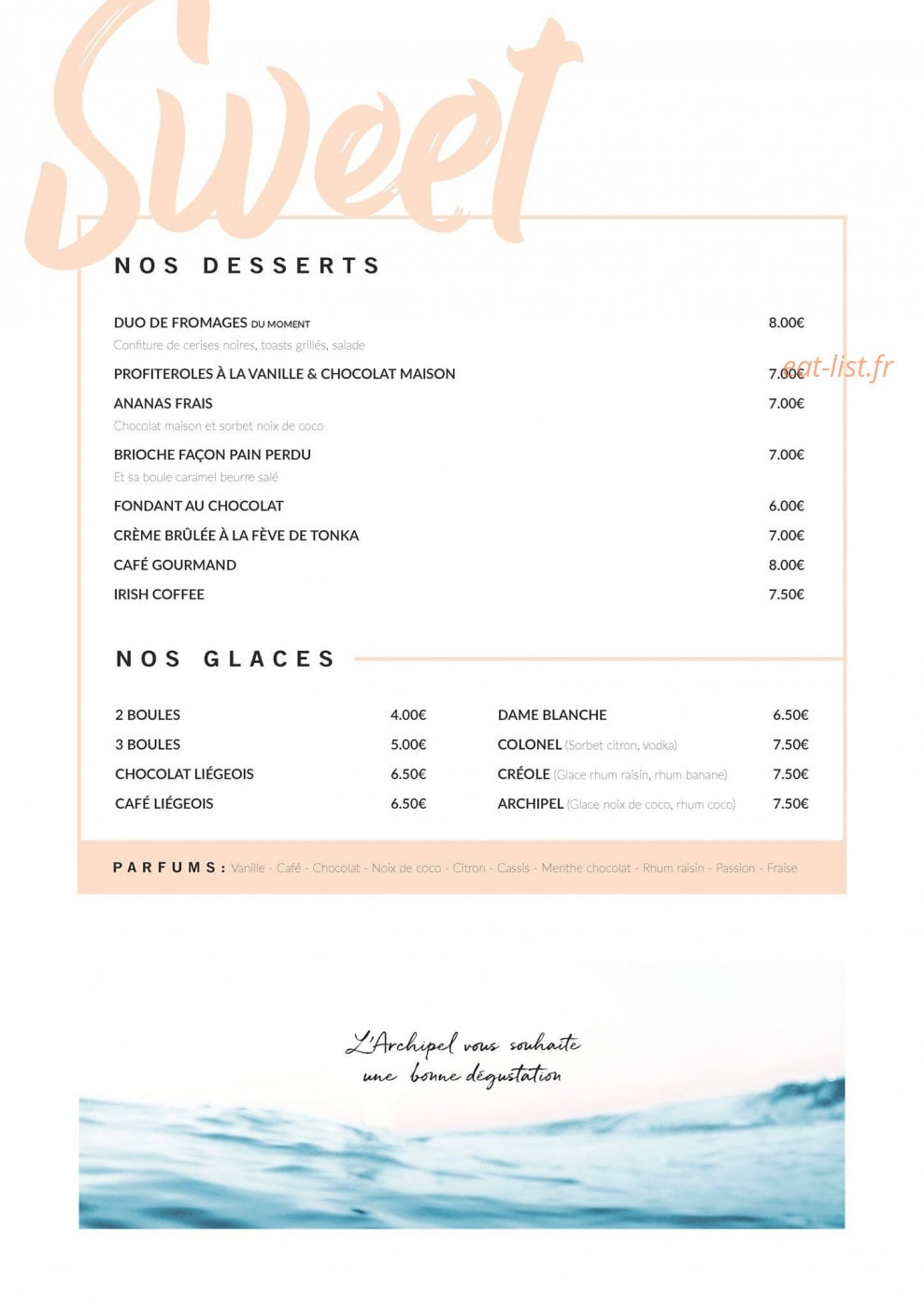 L'Archipel — carte page 6