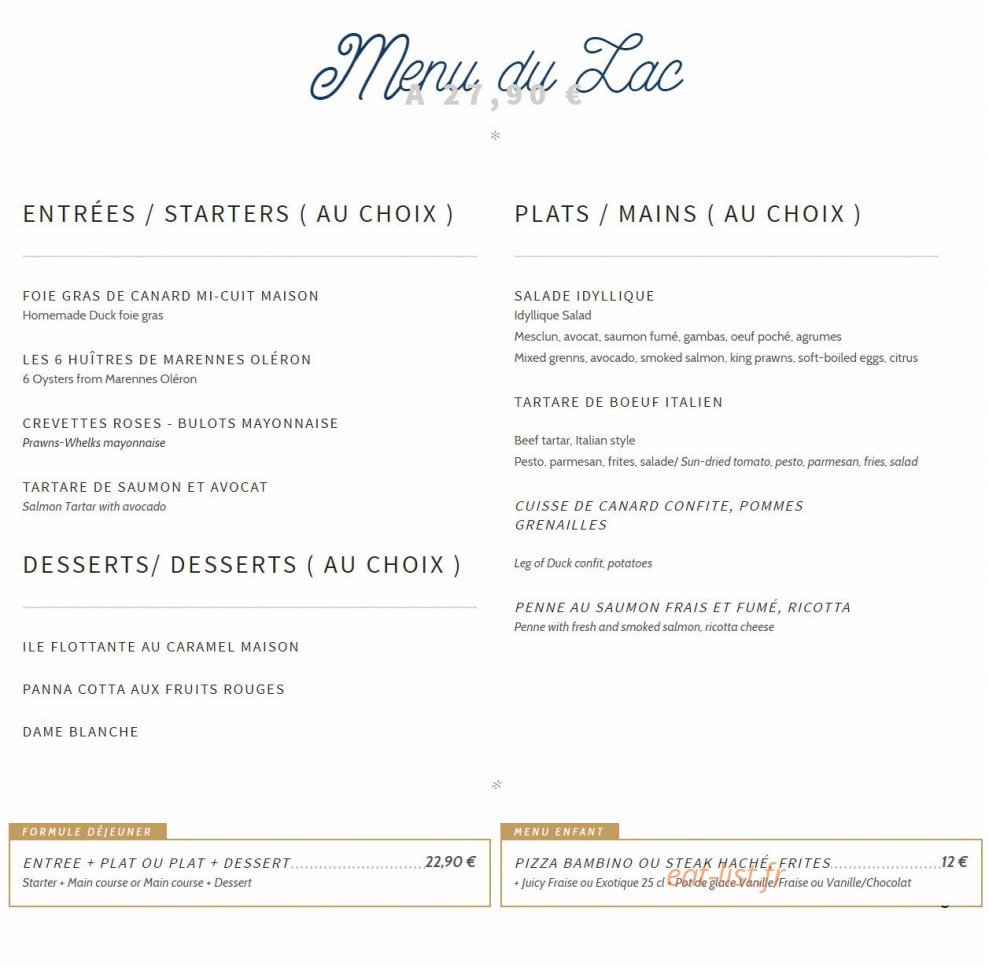 L'Idylle — carte page 1