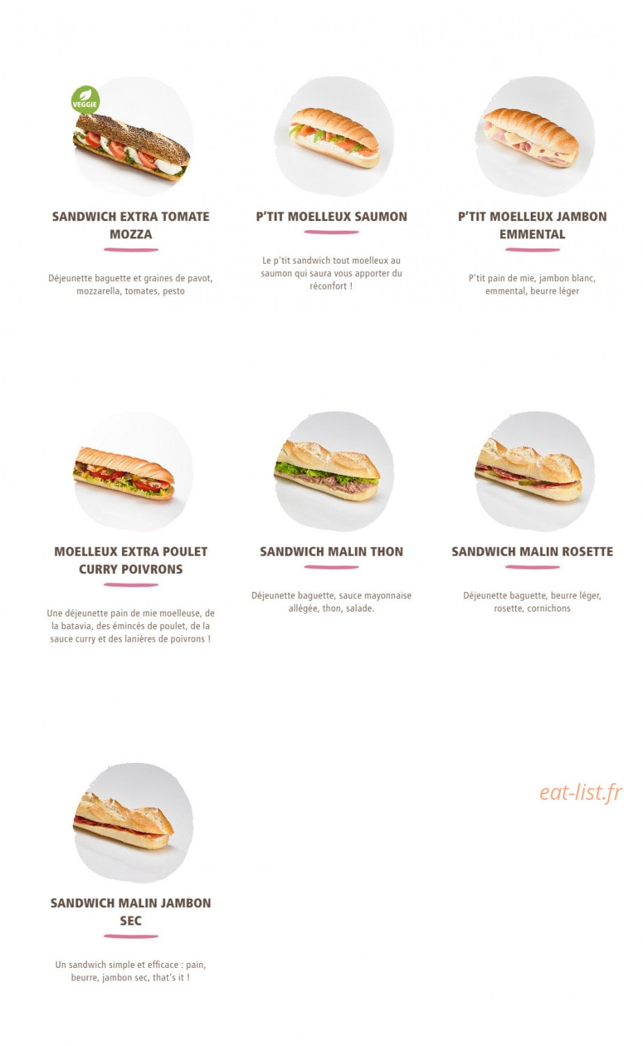 La Mie Câline — carte page 7