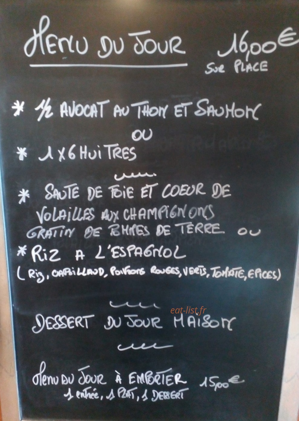Le Biscantou — carte page 1