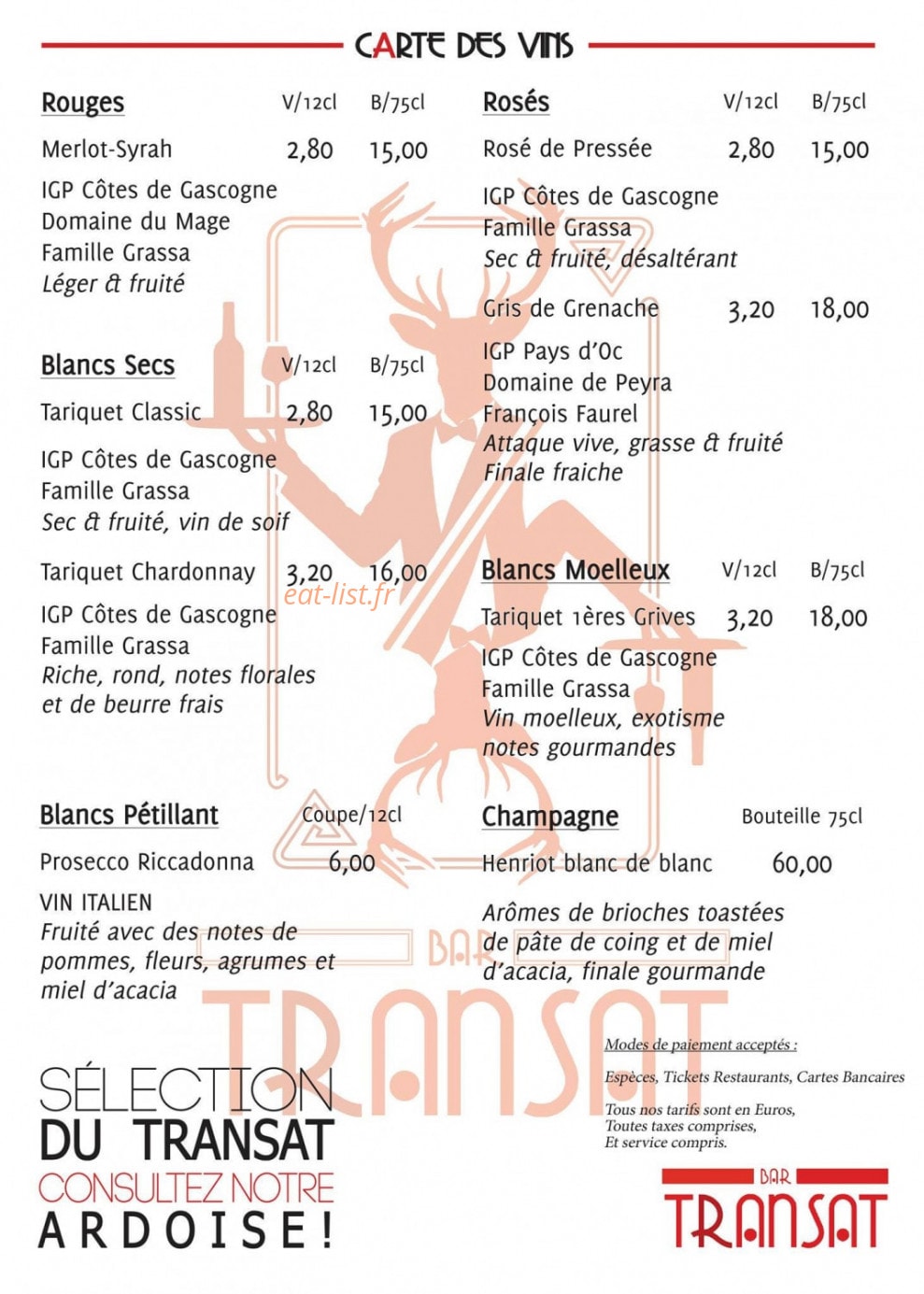Le Transat — carte page 5
