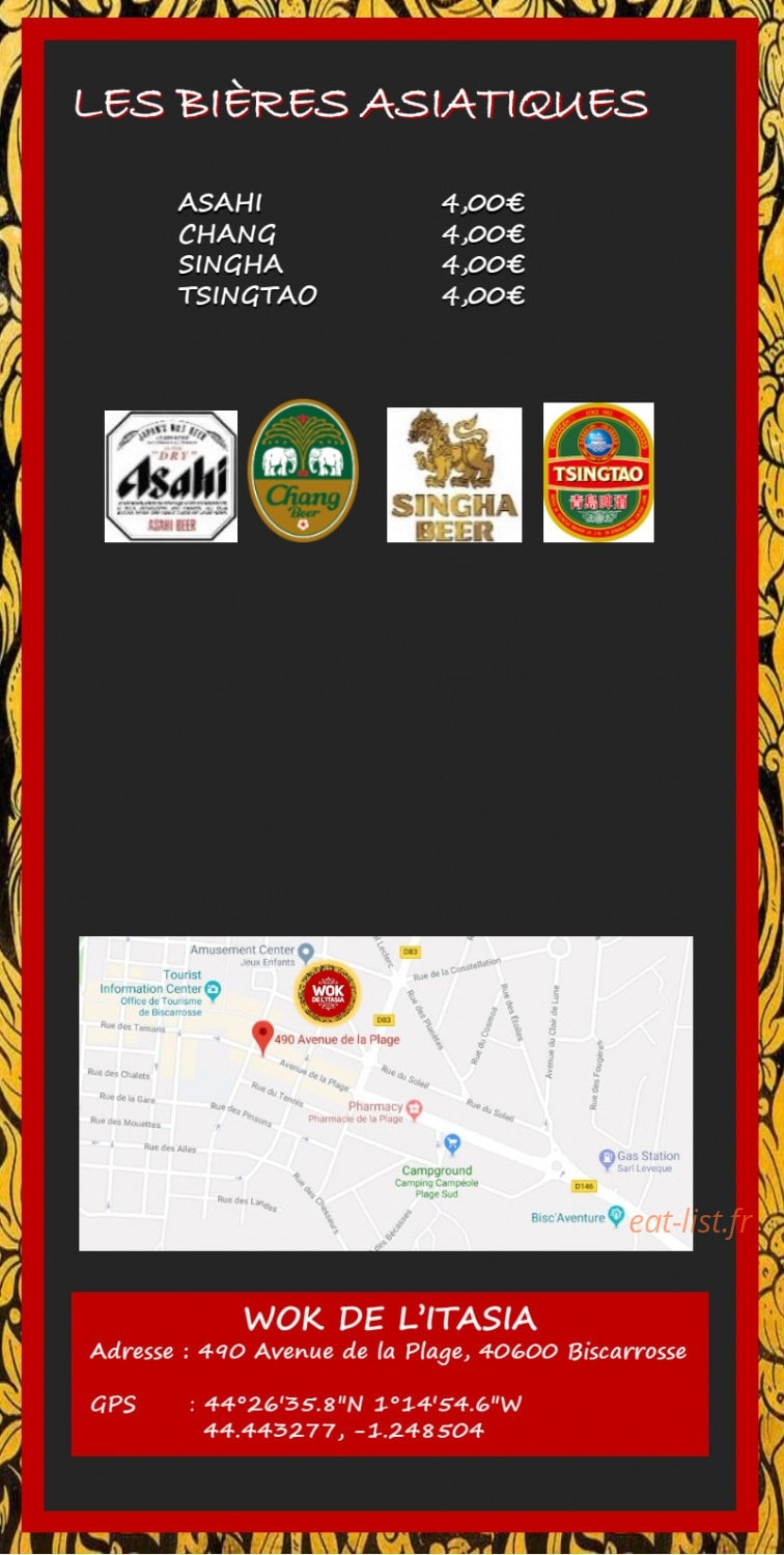 Le Wok De l'Itasia — carte page 4