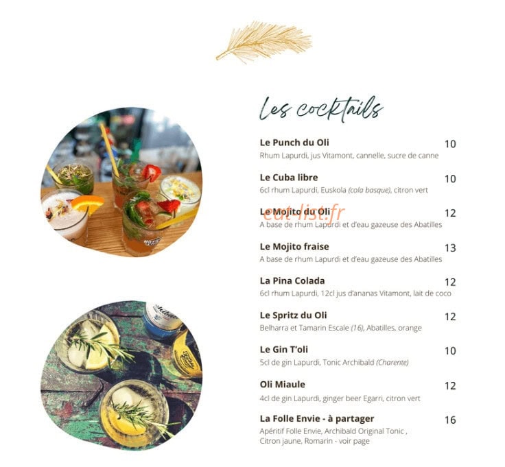 Oli — carte page 6