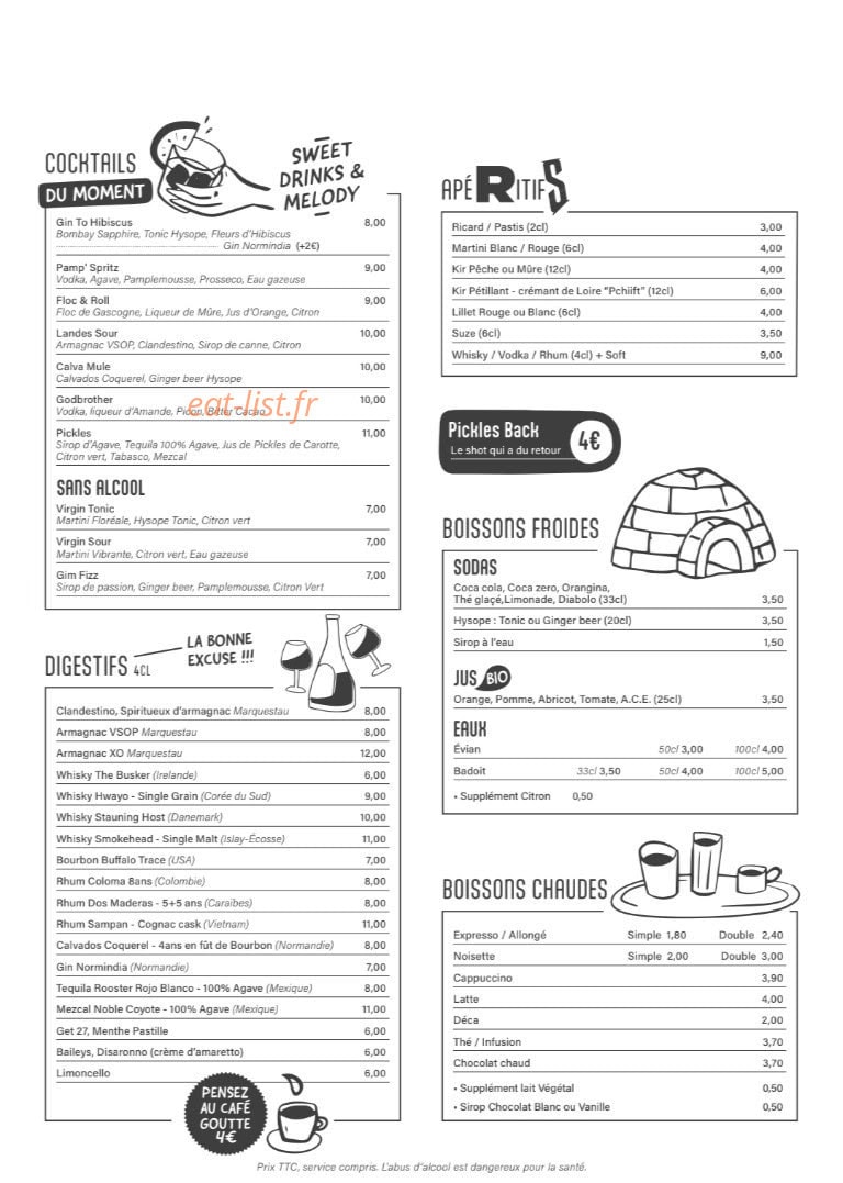 Pickles — carte page 2