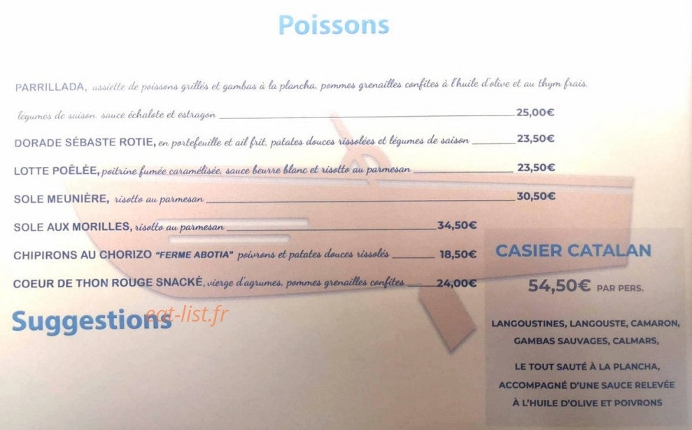 Restaumer — carte page 3