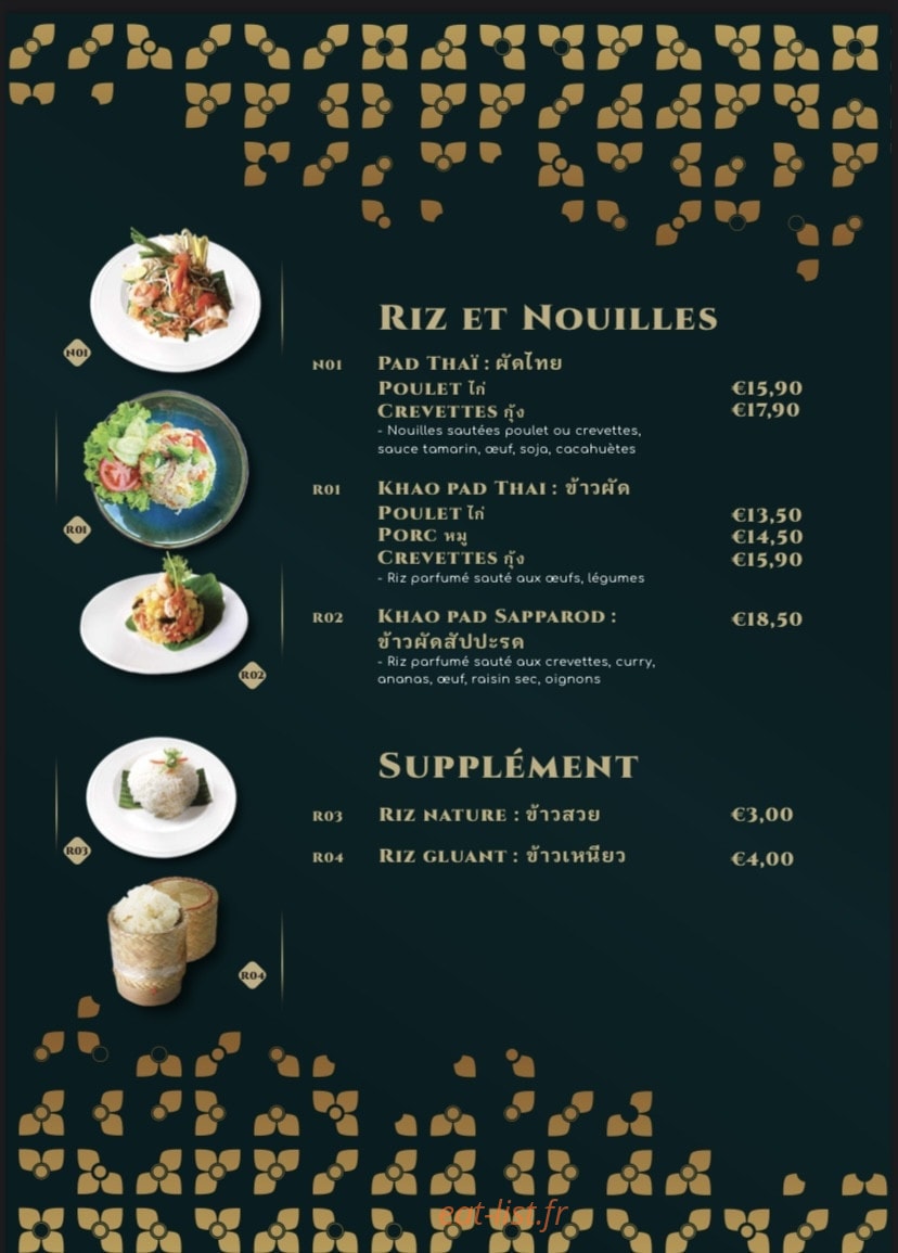 Sri Siam — carte page 4