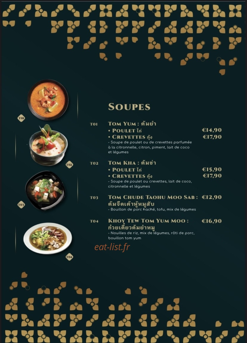 Sri Siam — carte page 2