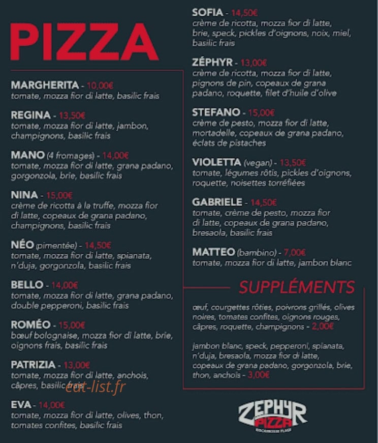 Zéphyr — carte page 1