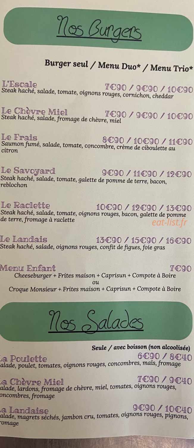 L'escale sabraise — carte page 4