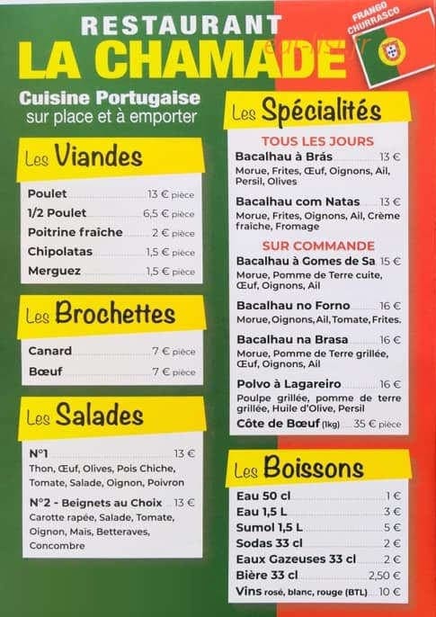 La Chamade — carte page 1