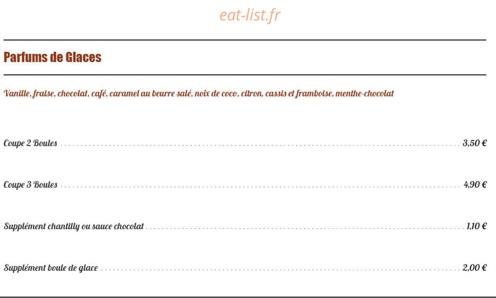Le Grillon — carte page 11
