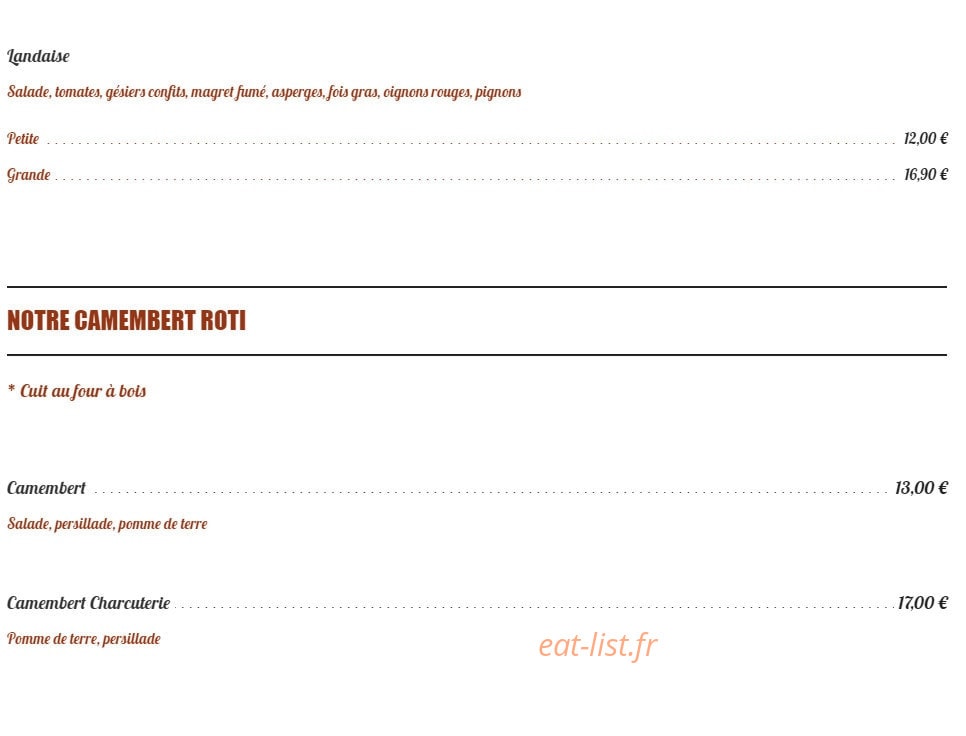 Le Grillon — carte page 7