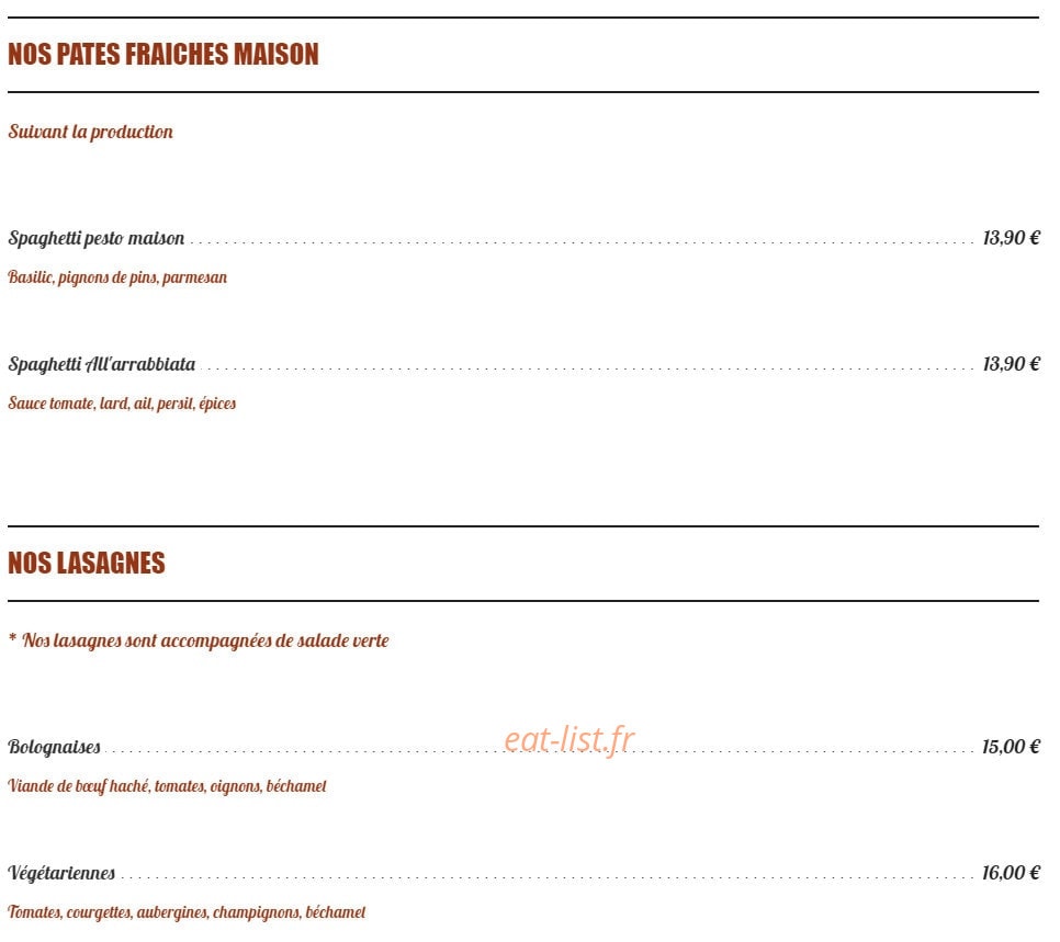 Le Grillon — carte page 8