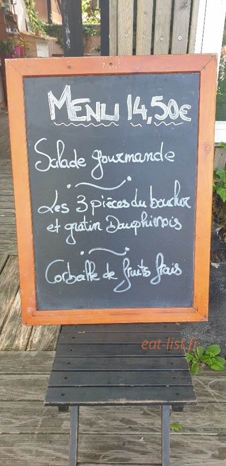 Le Bistrot Gourmand — carte page 1
