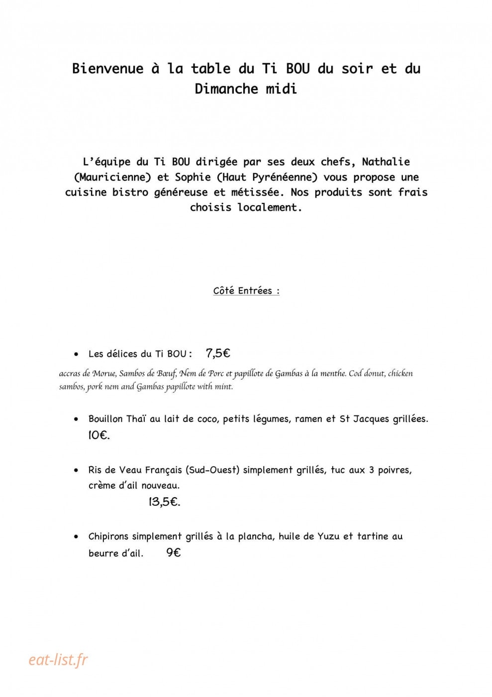 Ti'bou — carte page 1