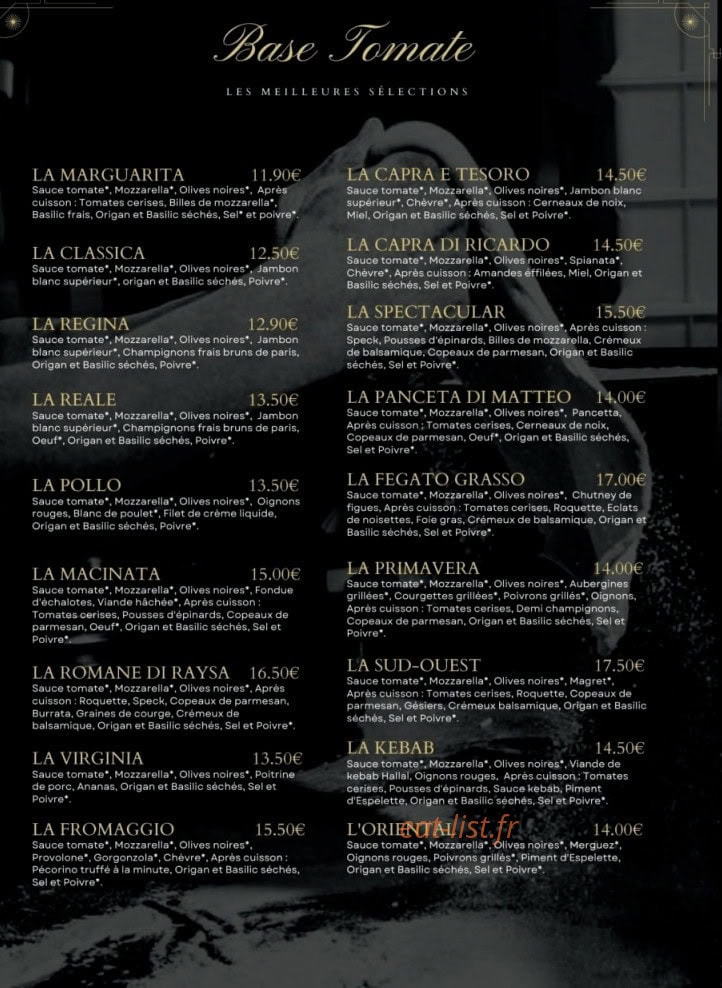 El valentino — carte page 2