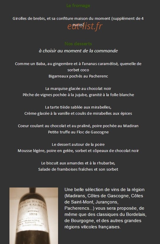 Les platanes — carte page 3
