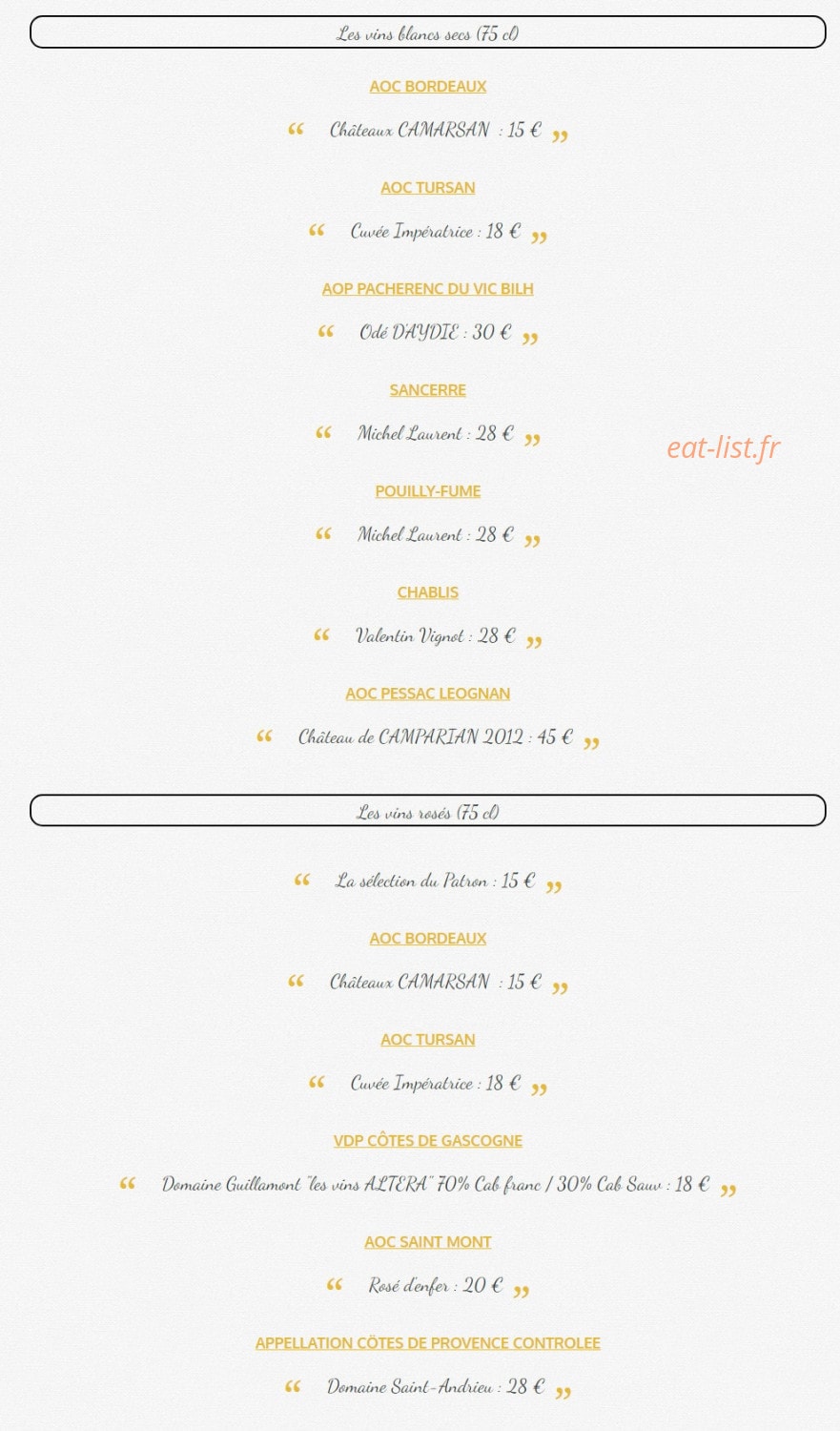 Les Arcades — carte page 7