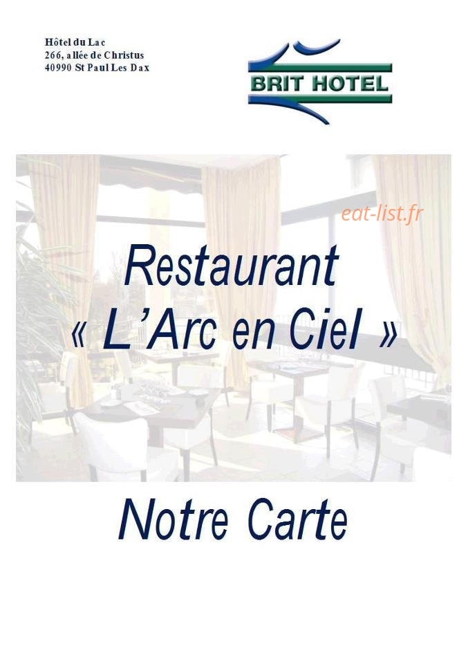 Arc en Ciel — carte page 1
