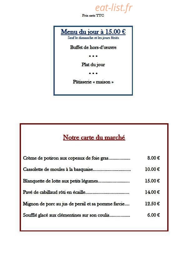 Arc en Ciel — carte page 3